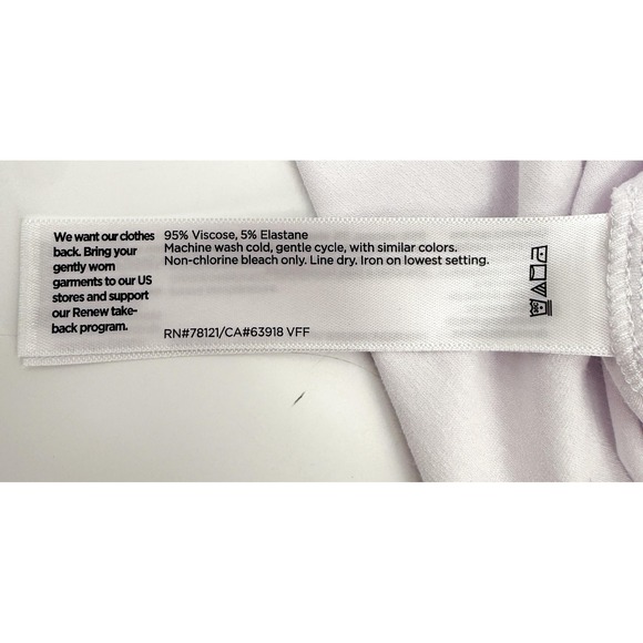 Eileen Fisher Shirt Womens Large White Crew Neck Boxy Tee Stretch Viscose New - Picture 10 of 11